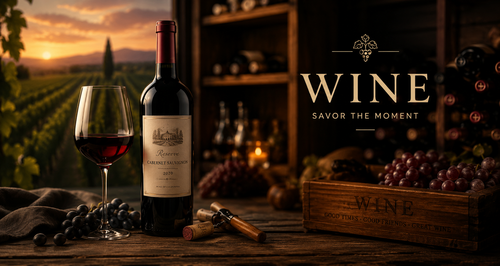 Wine homepage widget image
