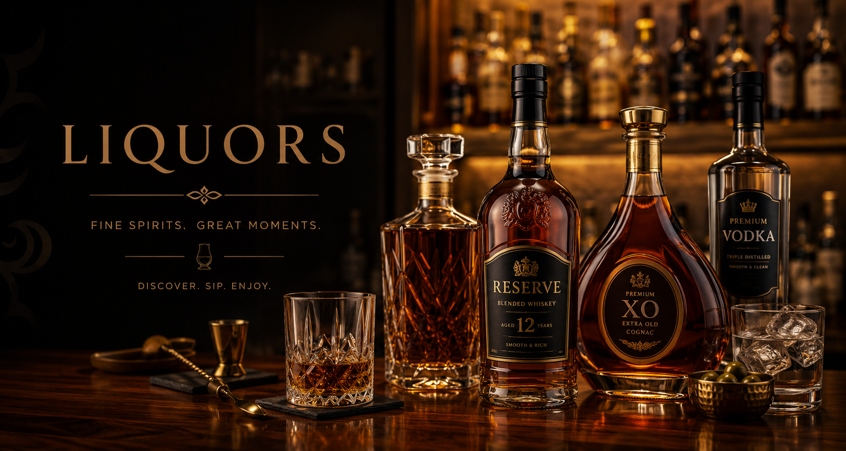 Liquor homepage widget image